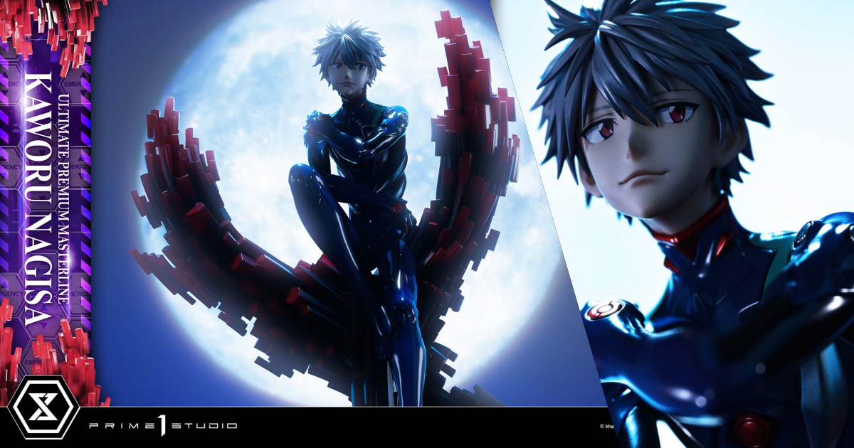 Prime 1 Studio「《福音戰士新劇場版》渚薰 Bonus Ver.」1/4 比例收藏雕像，大尺寸展現唯美氛圍！