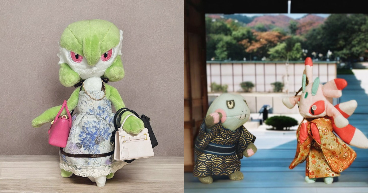 滿滿的愛展現！ 推主手作《寶可夢》娃娃服裝替娃們量身打造每日穿搭萌翻網友