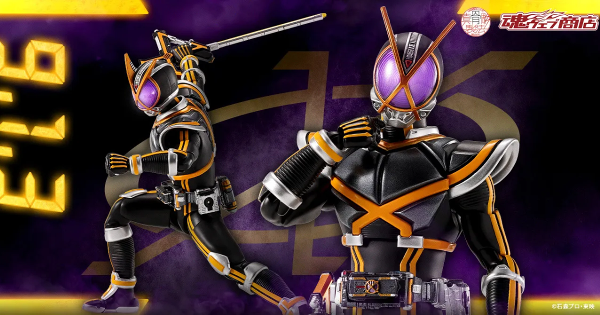 假面騎士555『S.H.Figuarts（真骨彫製法）假面騎士KAIXA』兼具精密造型、柔軟可動  再現劇中帥氣戰鬥姿態！