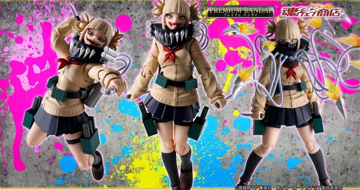 S.H.Figuarts「《我的英雄學院》渡我被身子」可動人偶，靈活可動再現各種病嬌的攻擊姿態！