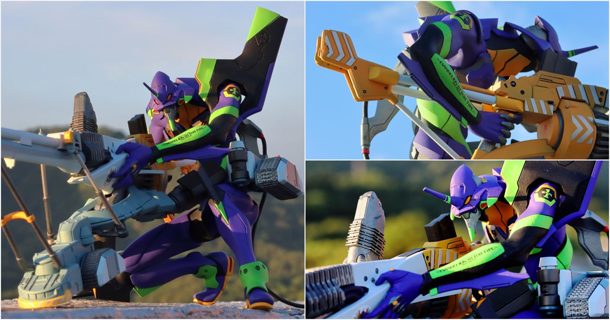 海洋堂 Artpla 初號機 屋島作戰 新世紀福音戰士 EVA 真嗣好長一管炮！
