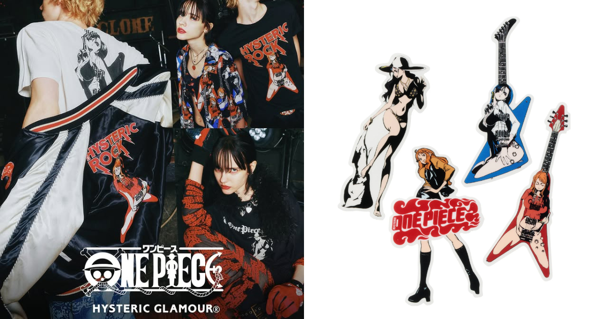 Hysteric Glamour ✕《ONE PIECE》聯名服飾系列 角色幻變為潮流經典HG女郎