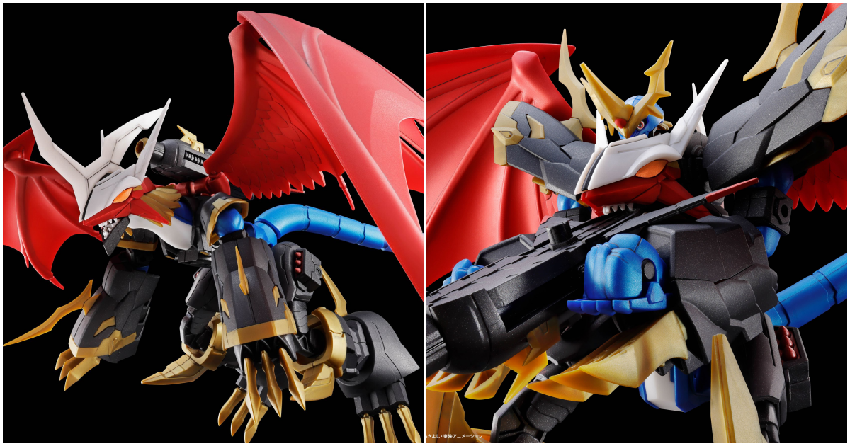 萬代『Figure-rise Standard Amplified 帝皇龍甲獸[限定配色版本]』組裝模型 金屬成型色再登場！