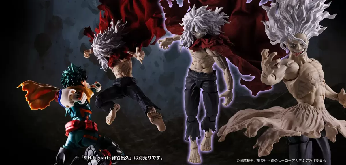 我的英雄學院『S.H.Figuarts 死柄木弔』可動人偶 極具威脅性的魄力造型！再現與綠谷的最終決戰