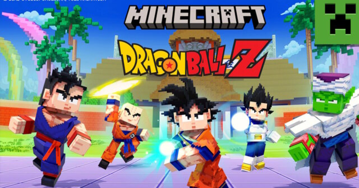 《Minecraft》即將推出「《七龍珠Z》 DLC」 經典龍珠踏上麥塊土地來大戰啦！