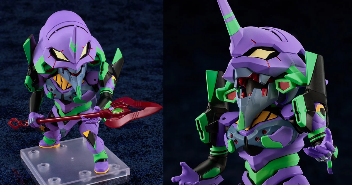 福音戰士新劇場版『黏土人EVANGELION初號機』附卡西烏斯之槍、步槍 可愛登場！