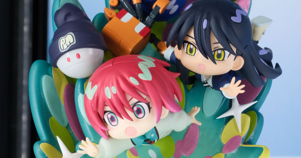 Megahouse 新系列『FigUnity』展出《機動戰士鋼彈GQuuuuuuX》試作品  Q版造型三位主角在「閃亮亮」徜徉！