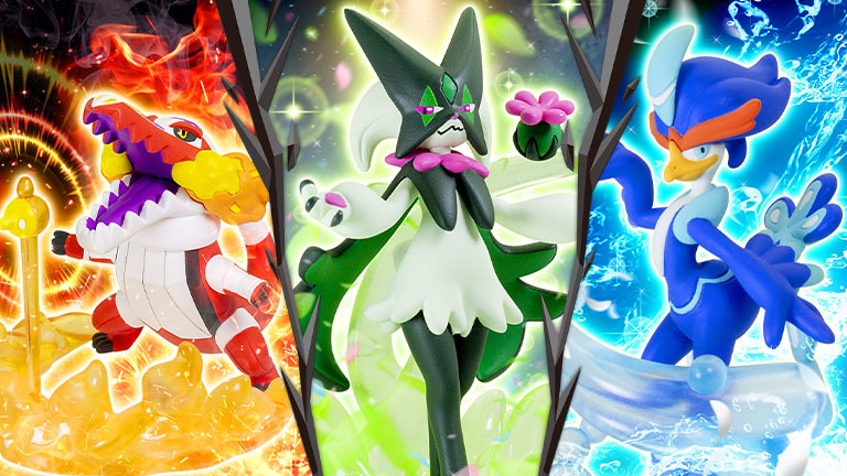 T-ARTS『寶可夢CAPSULE ACT 三色光彩』轉蛋 收錄帕底亞地區魔幻假面喵、骨紋巨聲鱷、狂歡浪舞鴨！