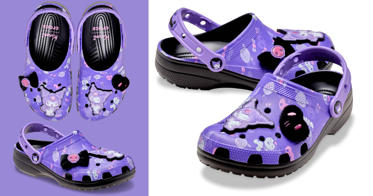 Crocs ✕ 三麗鷗明星「酷洛米」聯名鞋款 慶祝可愛又迷人的酷洛米20周年夢幻上市！