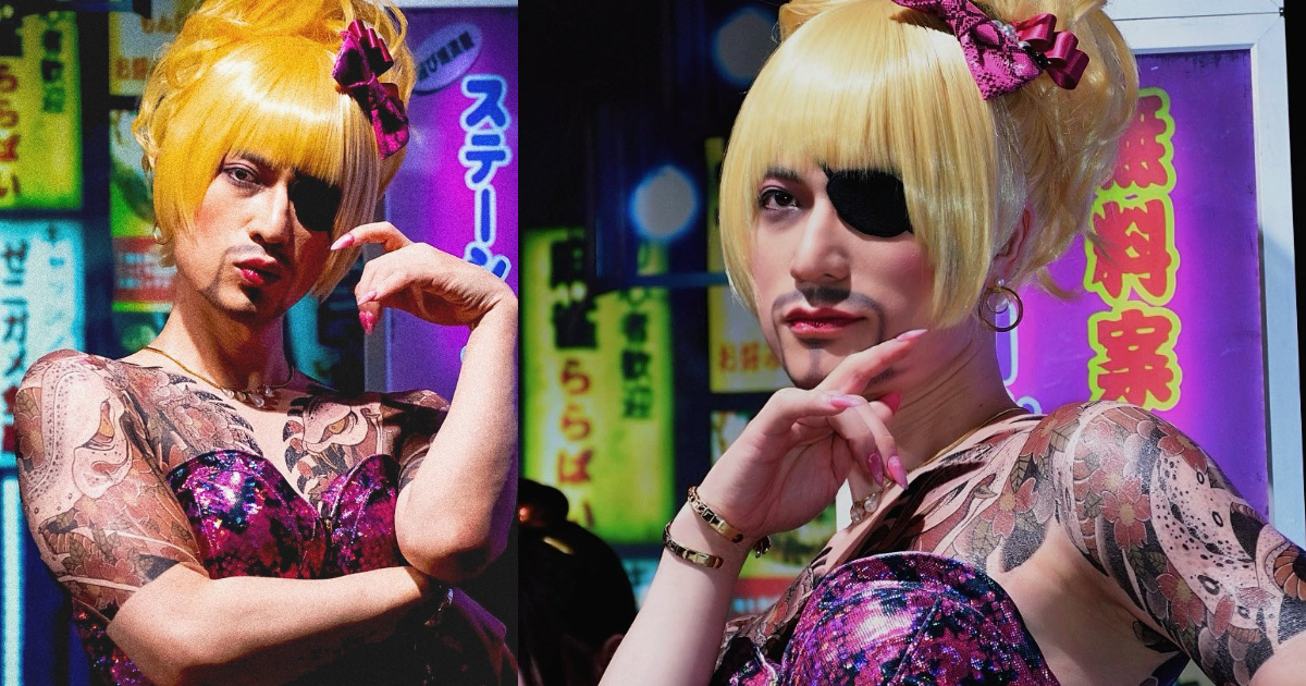 Coser霜月紫扮《人中之龍》女裝版真島吾朗「吾朗美」 還原度讓網友直呼就是本人！