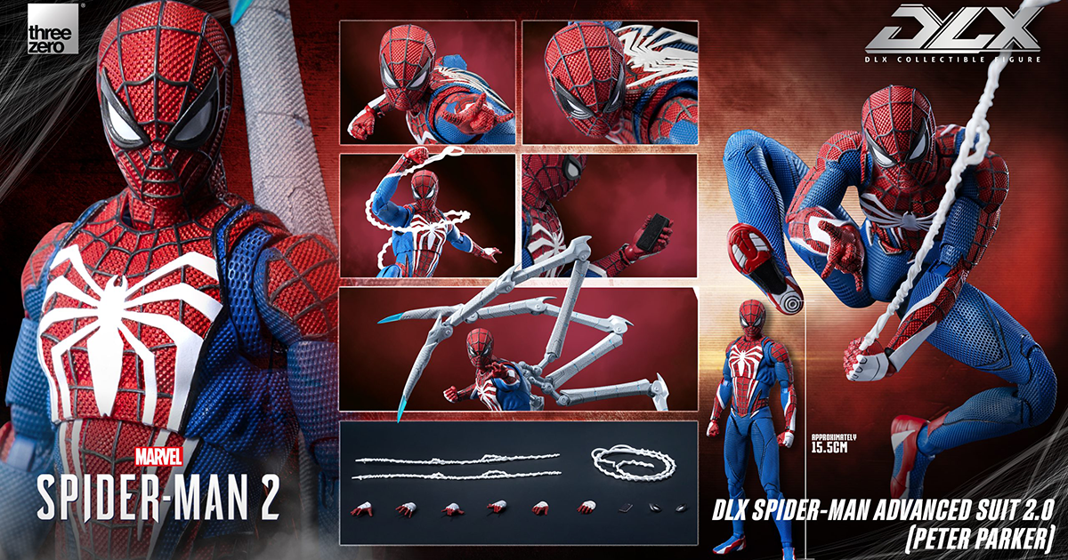 threezero《漫威蜘蛛人2》「蜘蛛人 高級戰衣2.0（彼得·帕克）」可動人偶