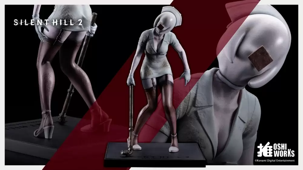 壽屋 沉默之丘2『OSHI WORKS 泡泡頭護士』1/7比例模型 隨時準備攻擊的扭曲姿勢！