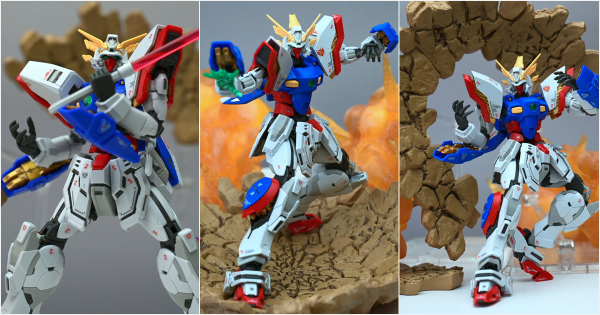 【RG 1/144】鋼彈史上只用拳頭說話的機體! 爆熱! RG閃光鋼彈+魂特效零件+炸裂