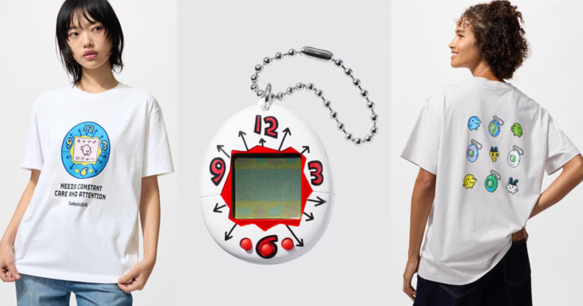 UNIQLO ✕「塔麻可吉」聯名服飾系列&遊戲機 邁入30周年的電子寵物12月上市！