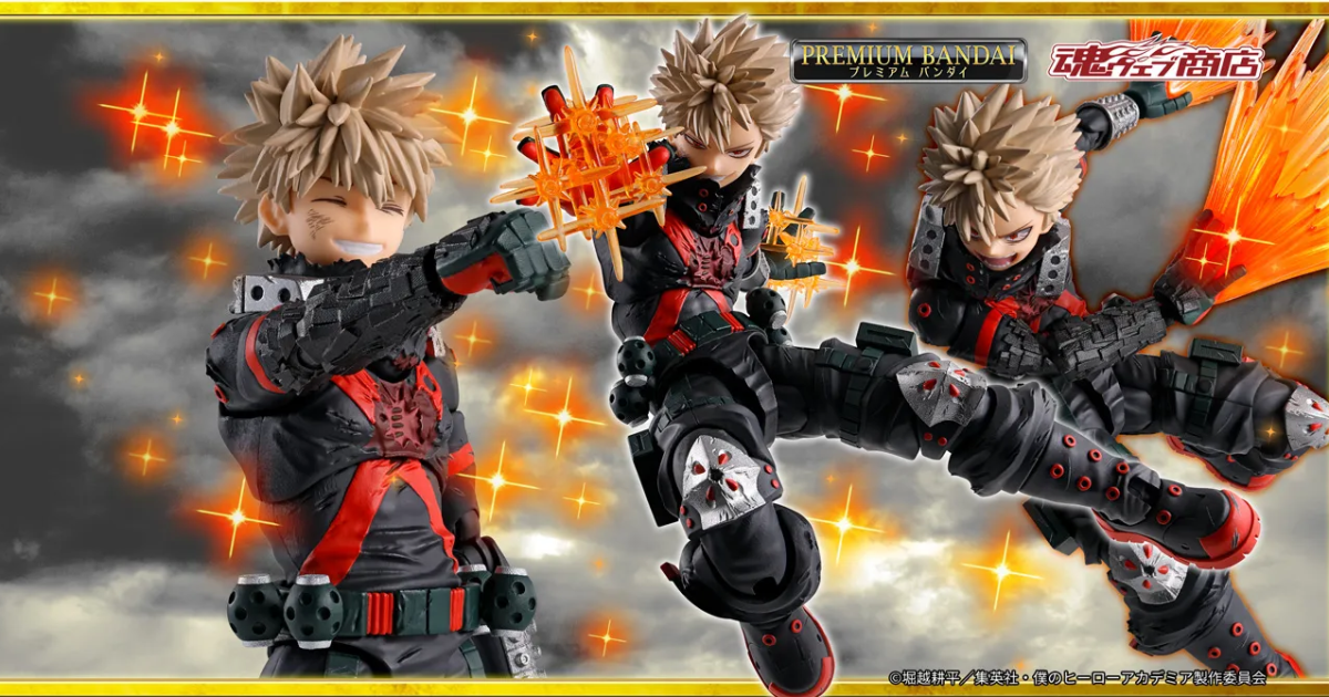 S.H.Figuarts「《我的英雄學院》爆豪勝己-The Beginning-」可動人偶，復活之姿震撼登場！