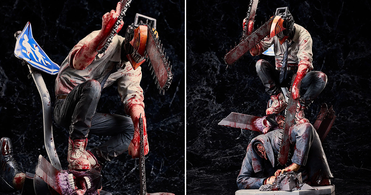 A‧DIMENSION ✕ 竹谷隆之「鏈鋸人」1/6 比例塗裝完成品 極致造型力衝擊展現藤本樹筆下暴力美學！