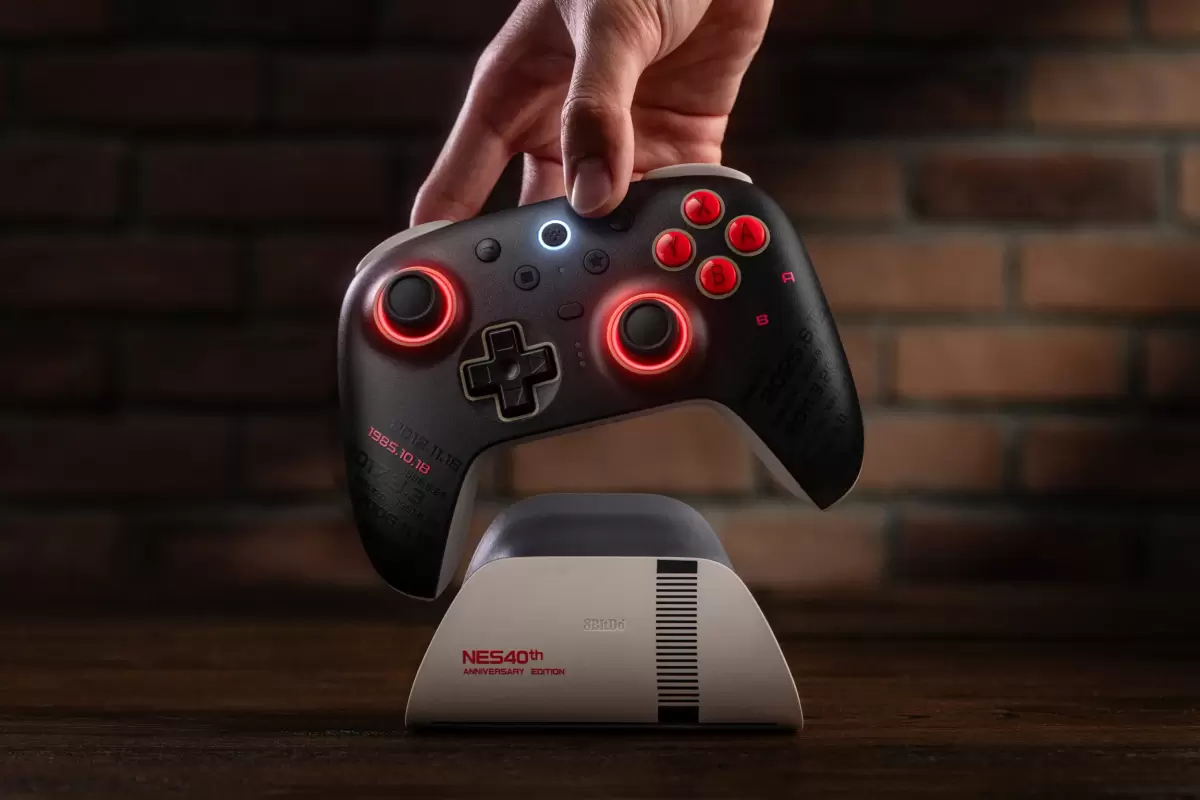 8BitDo推出NES40特別系列　限量復刻紅白機經典設計致敬任天堂40週年