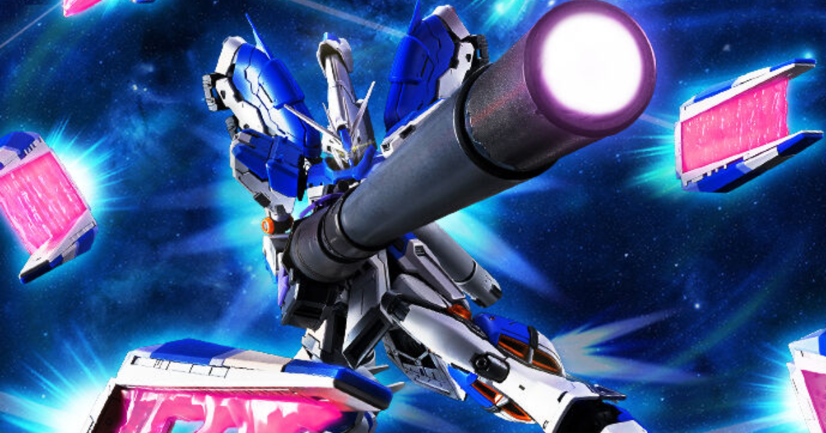 PB限定『RG 1/144 Hi-ν鋼彈專用超絕MEGA火箭巨砲&感應砲展示套組』新規製作小說版設定造型！