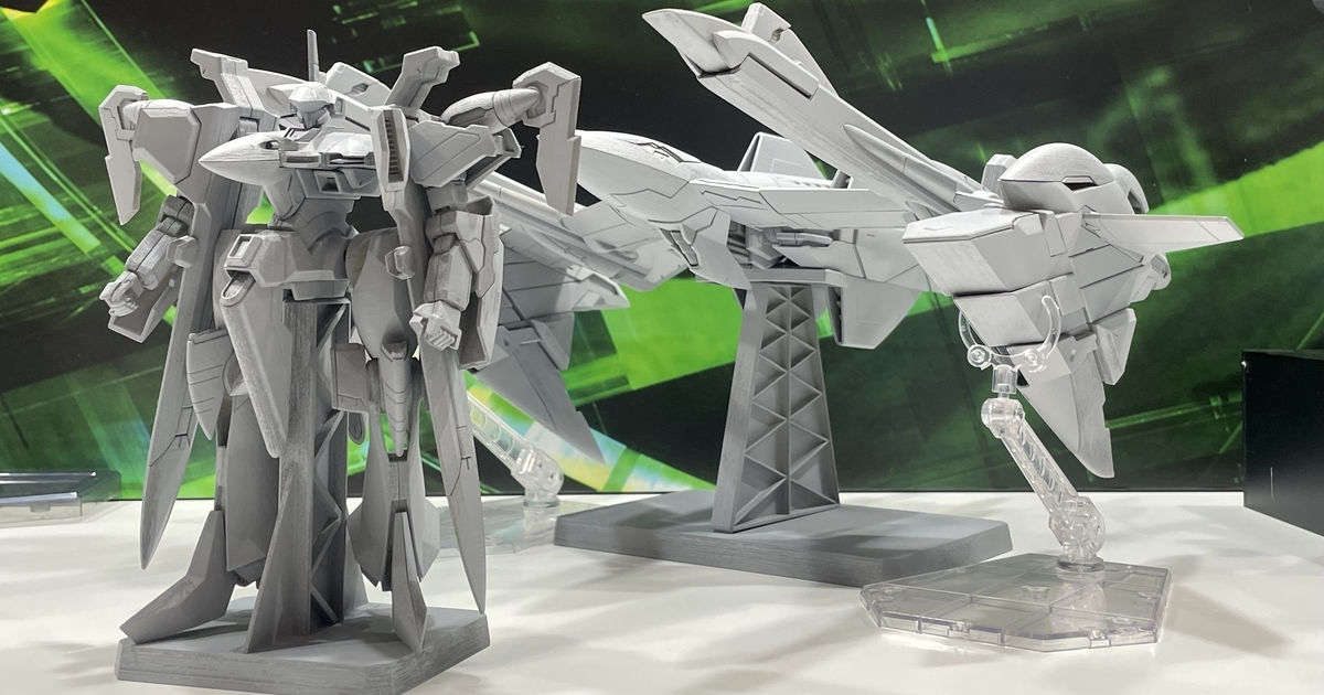 SMP組裝模型食玩『機戰OG 海培里翁』原型展出 再現牛郎織女分離・合體形態！