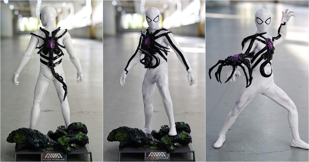 失敗的異形 Hot Toys - 1/6 Spider-Man Miles Morales AVA Suit