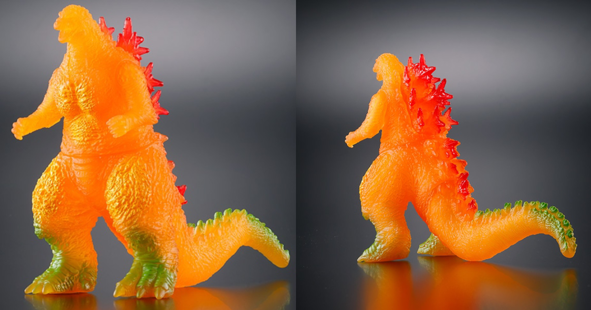 萬代怪獸軟膠『JAPAN GODZILLA 哥吉拉(2023) 紅葉配色』秋季意象的新配色將於哥吉拉商店限定販售！