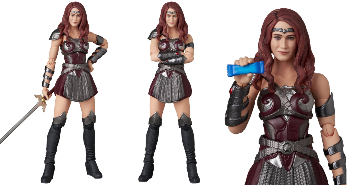 MAFEX「No.292《黑袍糾察隊》梅芙女王（Queen Maeve）」可動人偶，收錄沃特的驕傲能量棒！