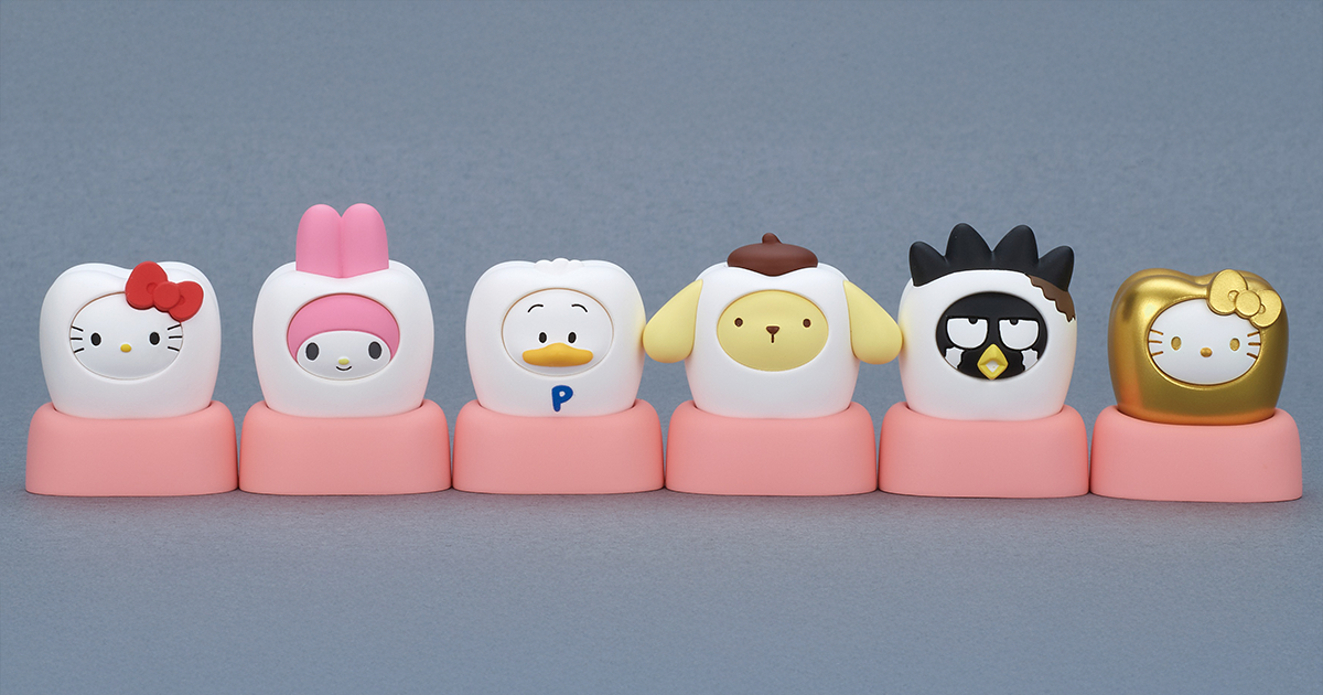 T-ARTS「三麗鷗明星 大家一起變身吧！-牙齒-」轉蛋 蛀牙酷企鵝看起來超痛！
