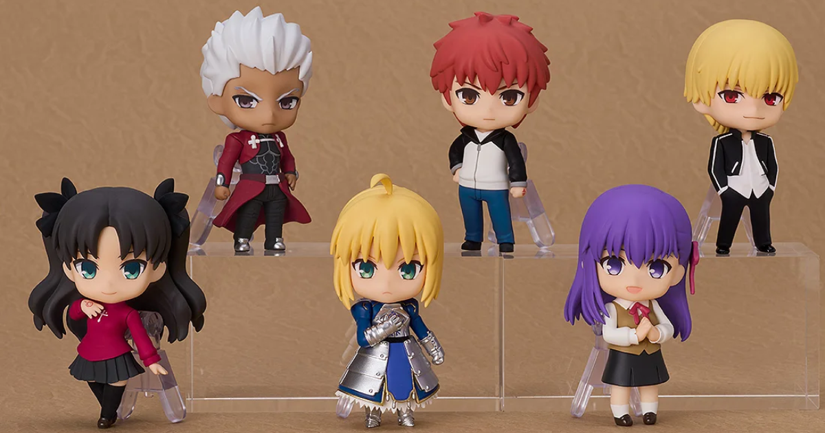 GSC『驚喜黏土人 Fate/stay night』收錄Saber、紅Archer、金閃閃...等六位人氣角色！