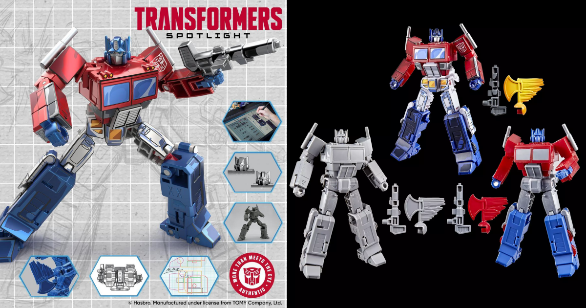 孩之寶「《變形金剛 Spotlight》柯博文」豪華收藏組，收錄灰模、試作與完成品的夢幻套組！