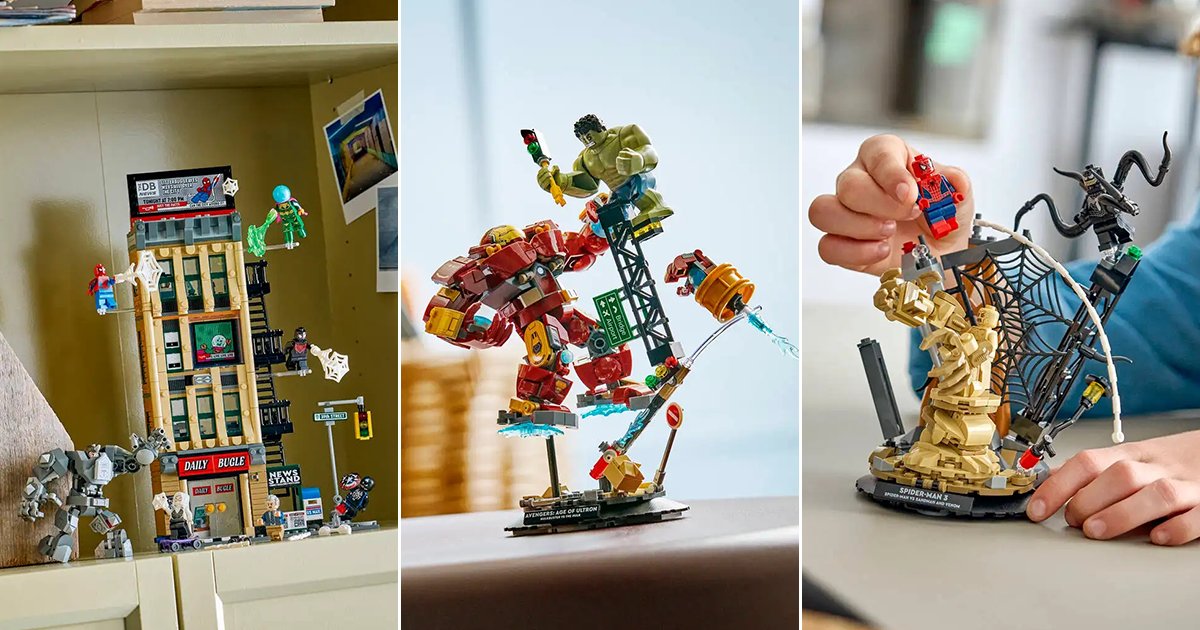 LEGO MARVEL 2026 年 1 月五款新作發表！出自《蜘蛛人3》＆《奧創紀元》的戰鬥場景，還有號角日報大樓