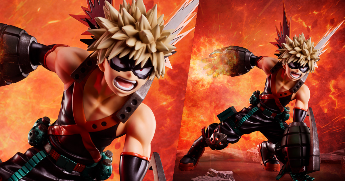 FREEing「B-style《我的英雄學院》爆豪勝己 金屬色 Ver.」1/4 比例塗裝完成品，大爆殺神新色閃亮襲來！