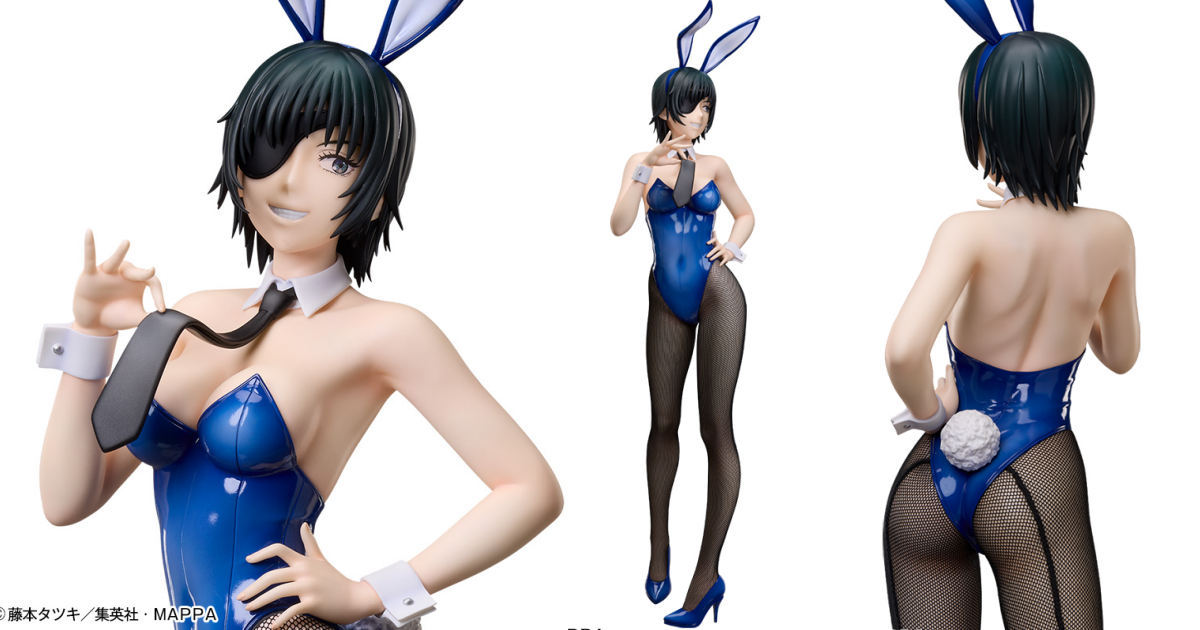 FREEing「B-style《鏈鋸人》姫野 兔女郎 Ver.」1/4 比例塗裝完成品，展現前輩美腿的火辣造型！