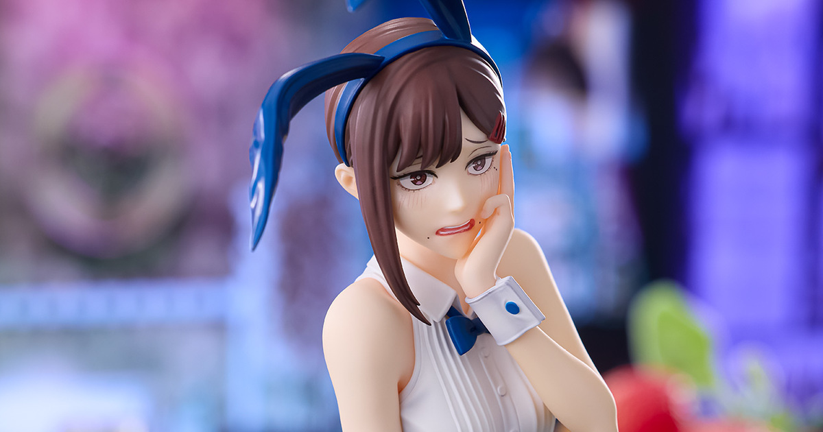 FuRyu景品『鏈鋸人 BiCute Bunnies Figure 小紅 Light blue ver.』膽怯小兔兔姿態現身！ 