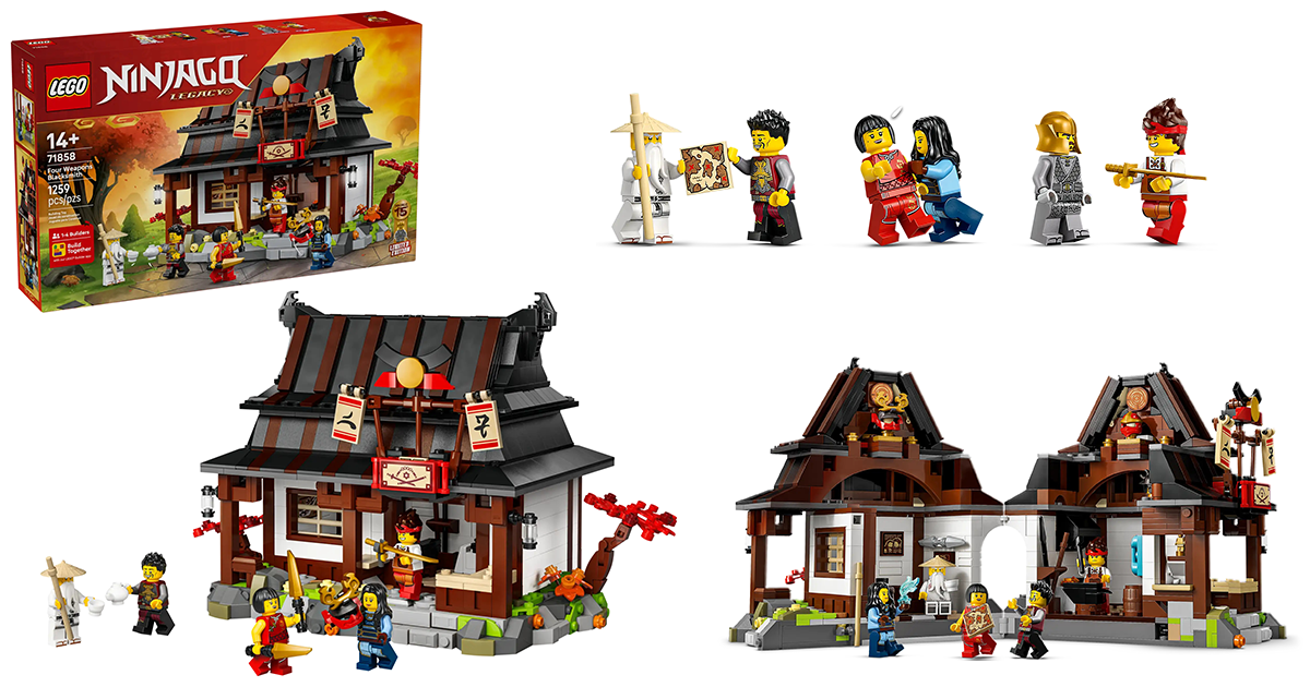 LEGO 71858《樂高旋風忍者》「四武鐵匠舖 15 週年紀念版」試播集當中的首個地點精美商品化！