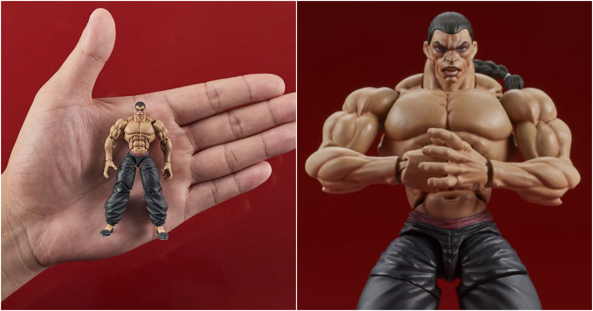 範馬刃牙『DIGACTION 烈海王』1/24 比例可動人偶 中國武術界頂尖強者 小尺寸迫力參戰！