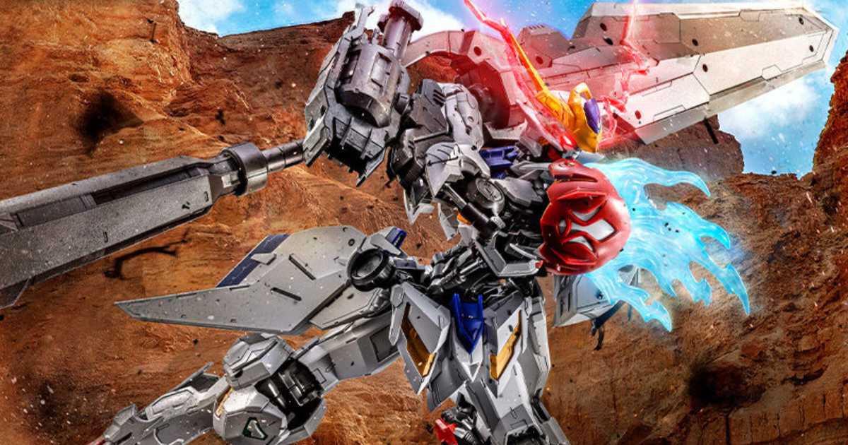 鐵血孤兒『MG 1/100 天狼型獵魔鋼彈用 擴充零件組』 收錄紅色眼光特效、魄力尺寸「轉生式荷姆薇潔的巨劍」等配件！