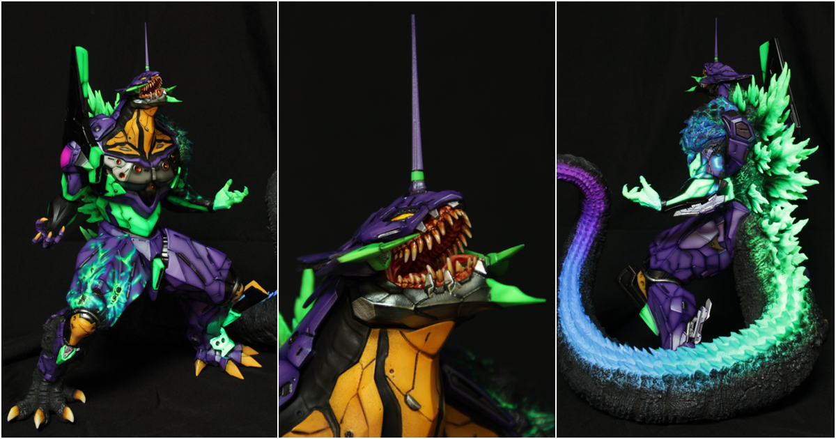 WF2025S 哥吉拉化福音戰士初號機 ver. 能量爆發 塗裝