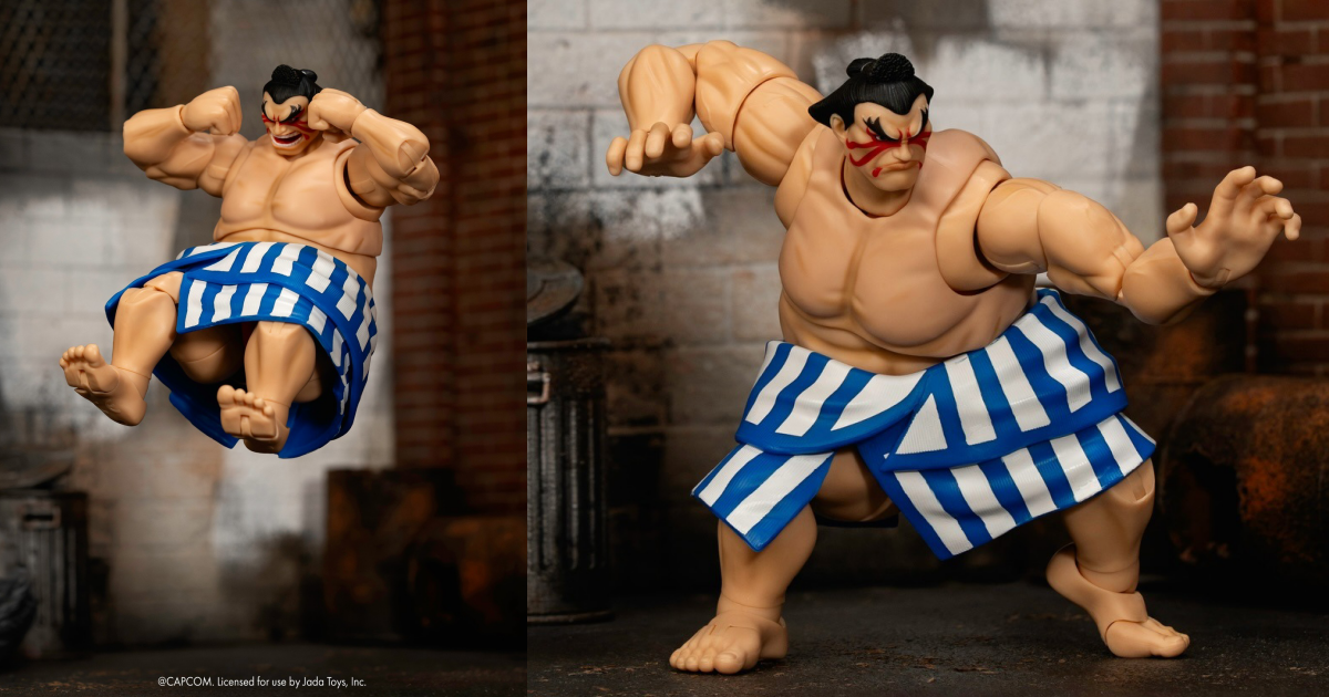 JADA TOYS「《終極快打旋風 2：最後挑戰者》E·本田」6 吋可動人偶，收錄百裂掌特效件！