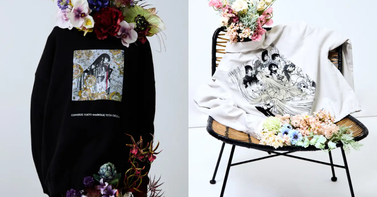 Converse Tokyo ✕〈CLAMP〉聯名服飾與周邊 《xxxHOLiC》跟《Chobits》結合藝術家打造！