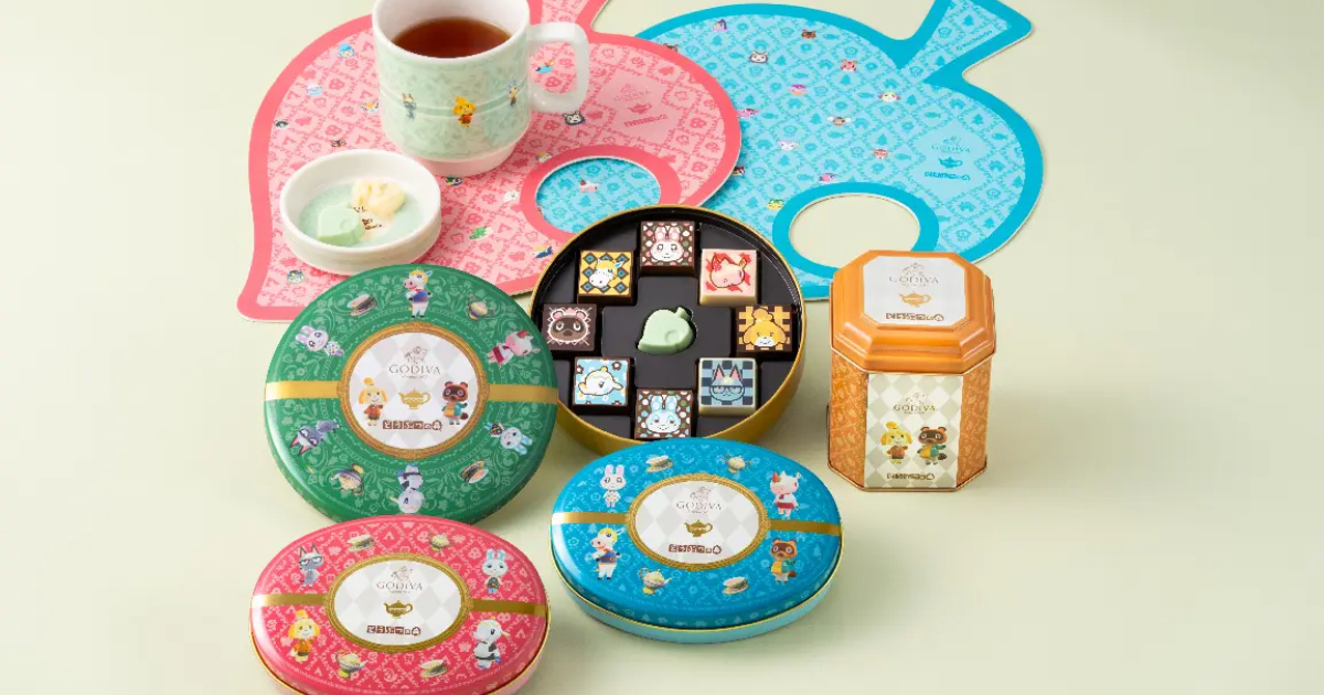 GODIVA✕《集合啦！動物森友會》2026年聯名情人節巧克力 「下午茶派對」主題打造！