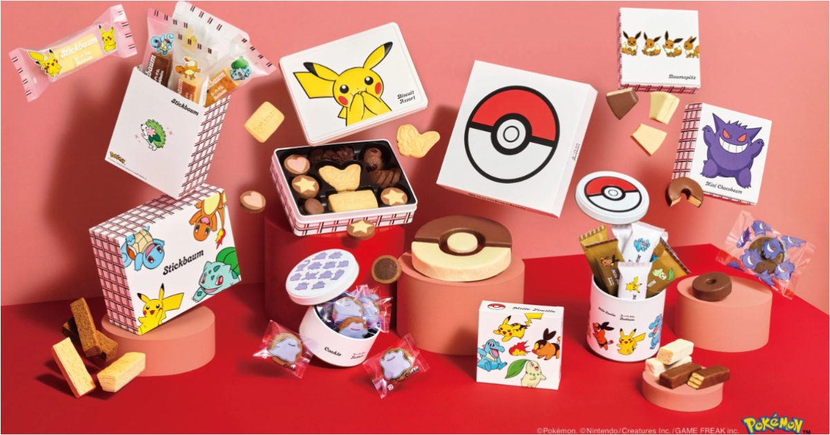 JUCHHEIM ✕《寶可夢》2026情人節年輪蛋糕&點心禮盒 百年手藝的禮品選擇！