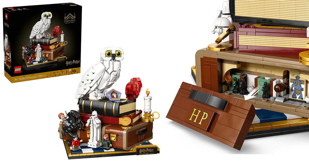LEGO 76466《哈利波特》「魔法石－典藏版」收錄巧克力蛙畫片、巫師棋、山怪、霍格華茲特快車等經典要素！