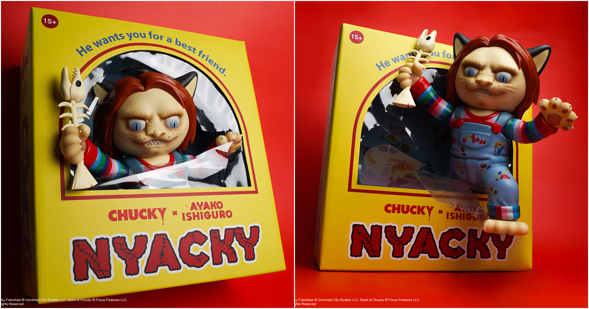Unbox Industries - CHUCKY × 石黑亞矢子: NYACKY 今天不砍人，改來喵一聲！