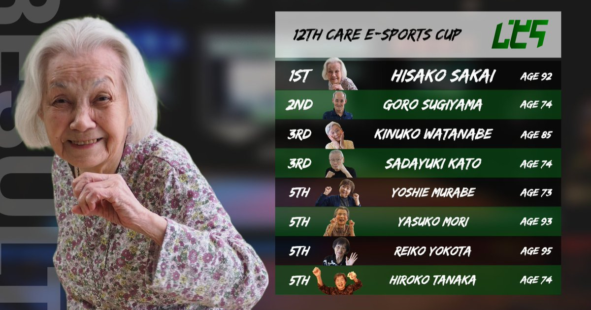 日本舉辦《鐵拳8》高齡族群電競賽事由92歲女士摘冠 真正阿嬤都比你各位厲害！