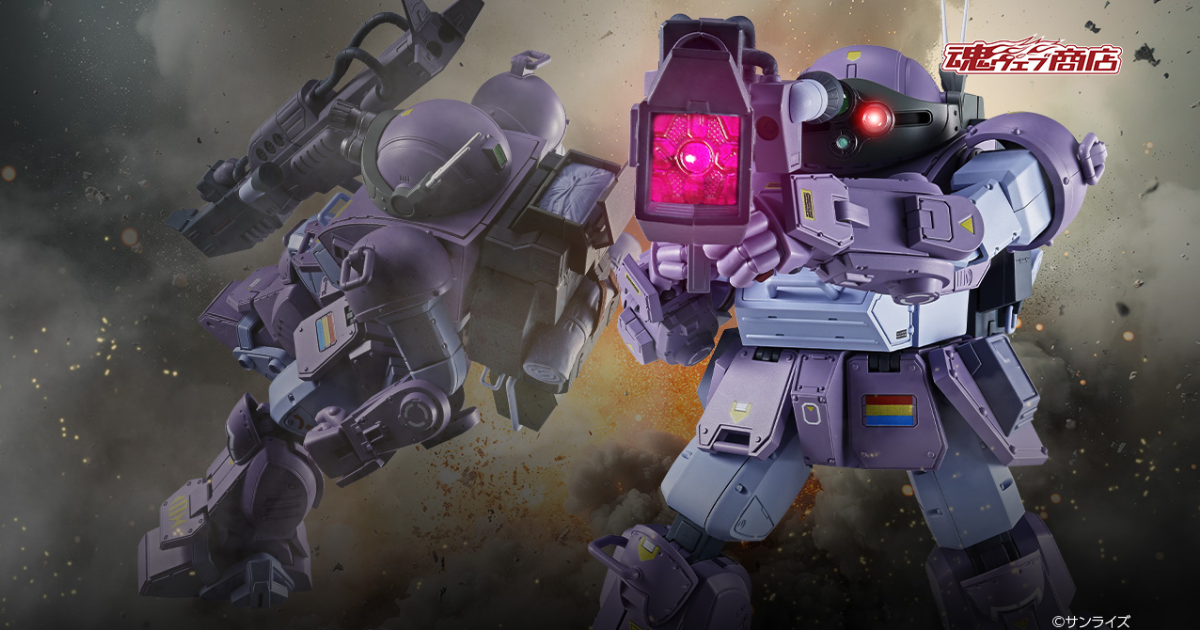 裝甲騎兵『HI-METAL R 眼鏡鬥犬 梅爾基亞軍規格』新規零件再現巨大射擊武器、降落傘背包！