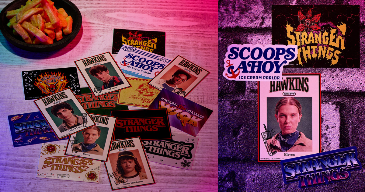 The Best Snack for Binge-Watching! Bandai Candy's 'Stranger Things Double Cheese Flavor Potato Sticks with Stickers' – 16 Stickers Await Your Collection~