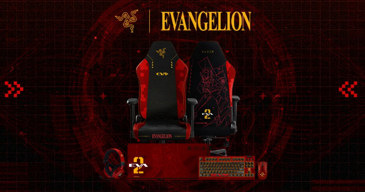 Razer ✕《新世紀福音戰士》EVA二號機電競周邊系列  暴走紅色展現強大遊玩能耐！
