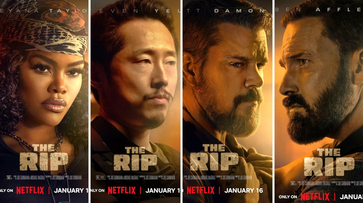 Netflix Kicks Off Year with Action Blockbuster "The RIP": Character Posters Unveiled! Ben Affleck, Matt Damon Risk It All for Stolen Cash