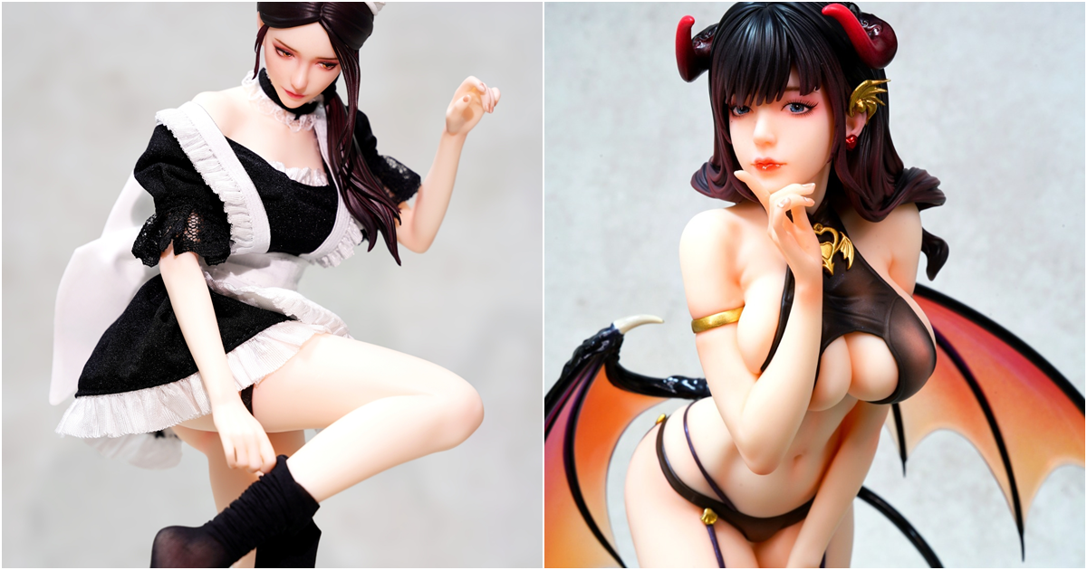 She is Real 1/6 Nafu VS Maid - Real Silk Stockings & Heat-Sensitive Color Change VS Fabric Maid Outfit & Lace Trim...