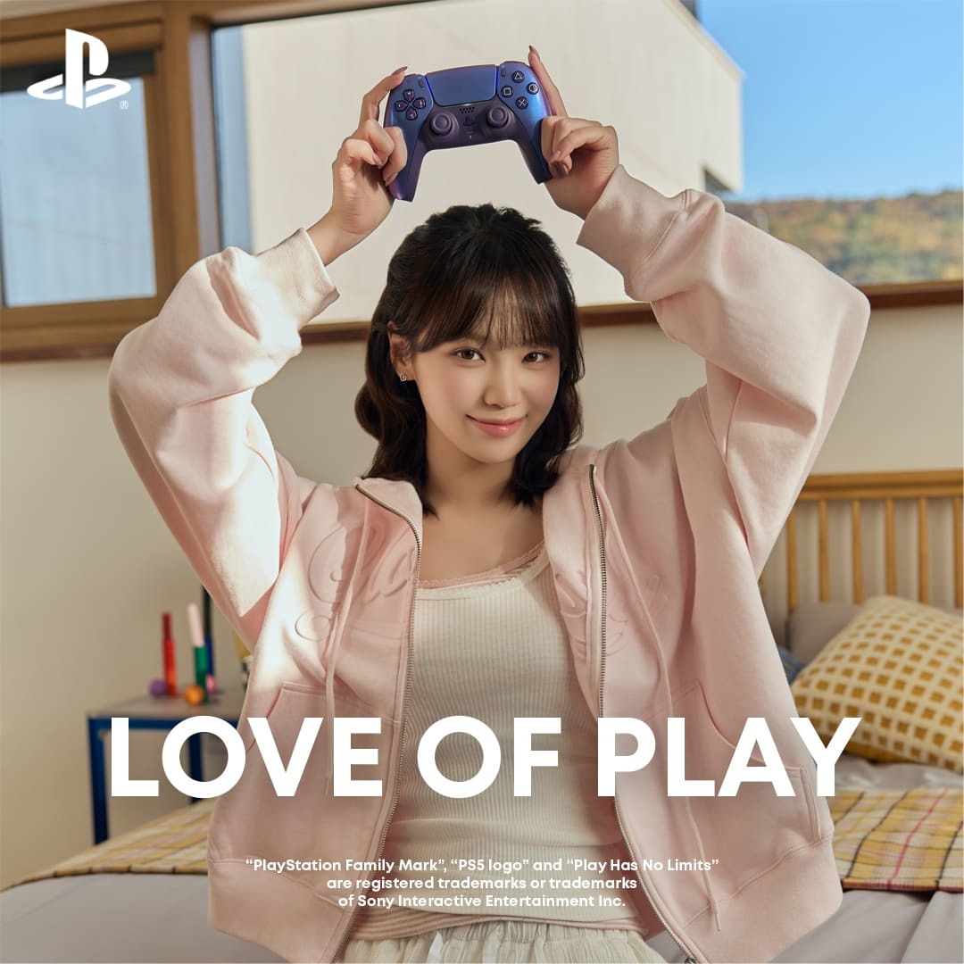PlayStation 與 LE SSERAFIM 成員 KIM CHAEWON 合作推出「Love of Play」企劃！